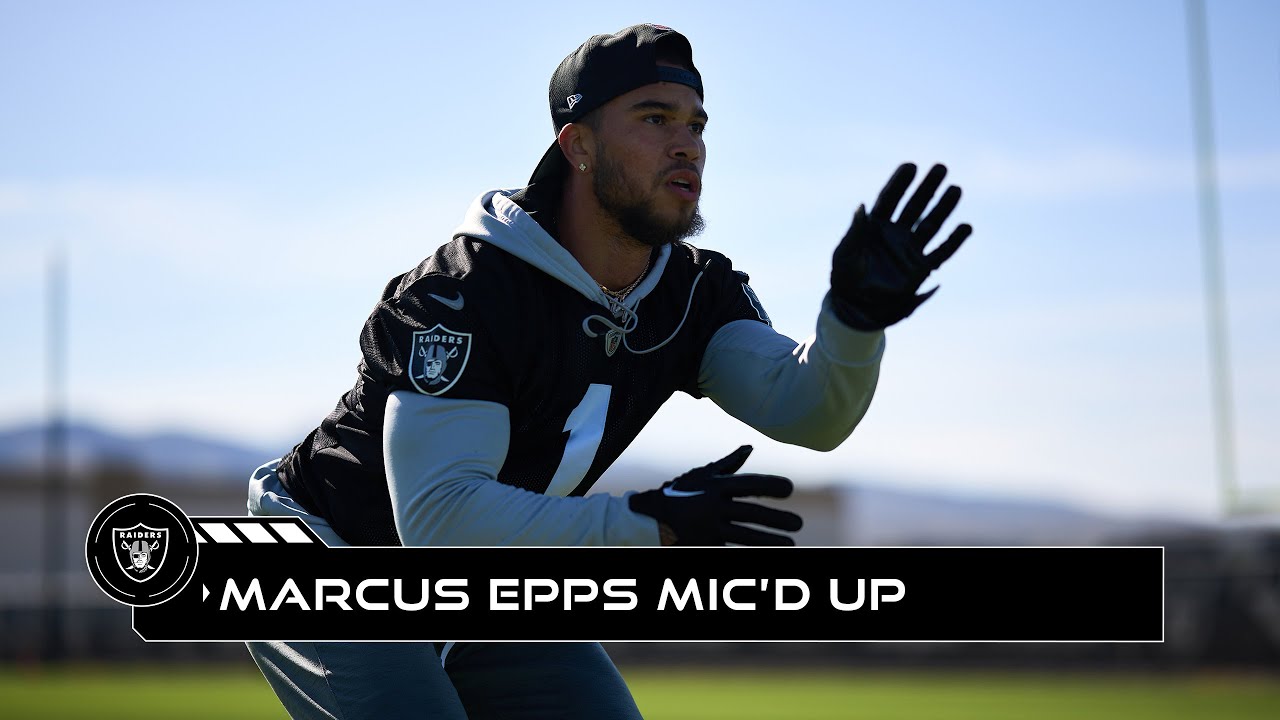 Marcus Epps Mic’d Up For ‘real Sound Football’ At 2023 Minicamp | Raiders | Nfl