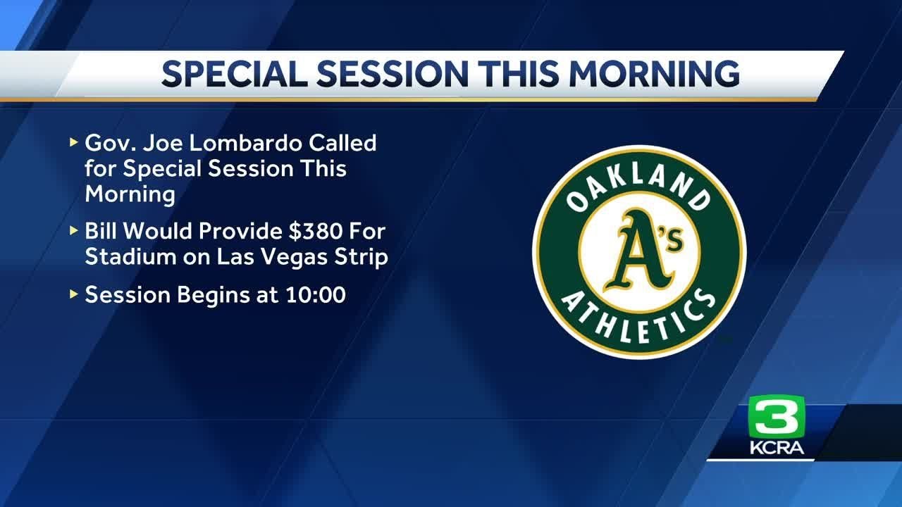 Nevada Revisits Oakland Athletics Stadium Plan In Special Legislative Session