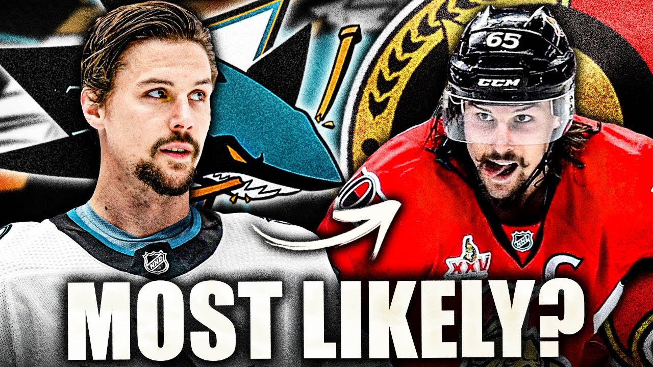 Ottawa Senators: Highest Odds To Get Erik Karlsson? He’s Open To It? San Jose Sharks Trade Rumours