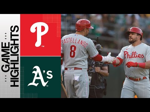 Phillies Vs. A’s Game Highlights (6/16/23) | Mlb Highlights