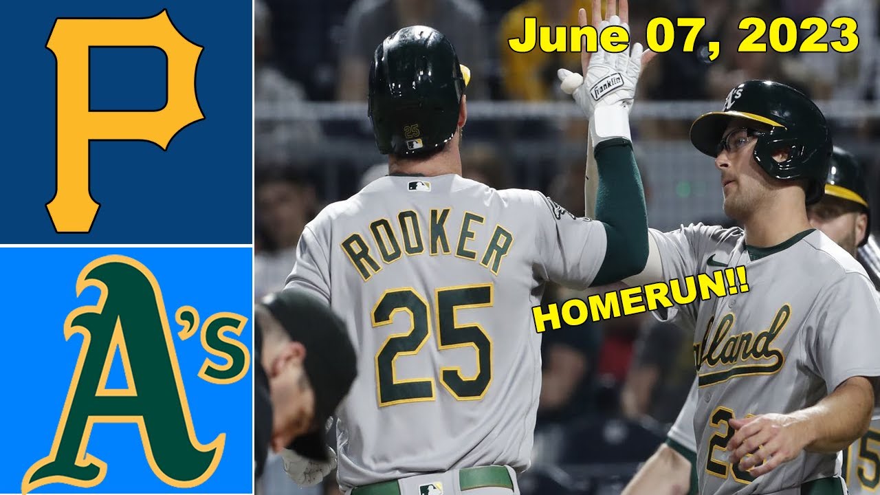 Pittsburgh Pirates Vs Oakland Athletics [today] 6/7/2023 | Mlb Highlights | Mlb Season 2023