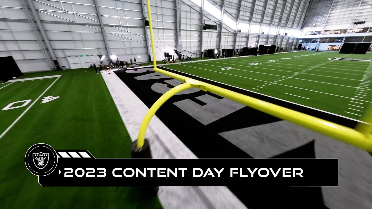 Raiders Hq Flyover | Drone Tour Of 2023 Content Day | Nfl