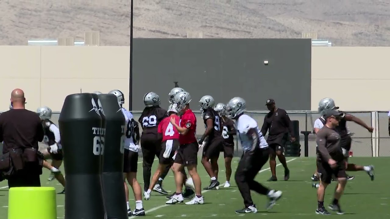 Raiders Quarterbacks At Beginning Of Minicamp 2023 – June 6, 2023