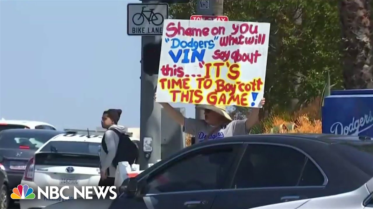 Religious groups protest L.A. Dodgers for honoring drag group at Pride Night 1 Religious Groups Protest L.a. Dodgers For Honoring Drag Group At Pride Night