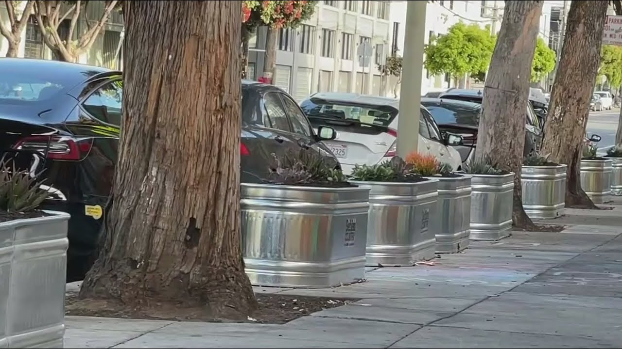 Sf Neighborhood Group Installs Planters Along Sidewalk Once Taken Over By Homeless Encampment