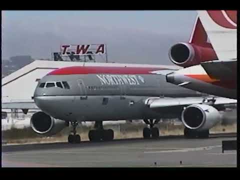 Sfo – July 1996 Airliner Action From Millbrae Ave Airpark