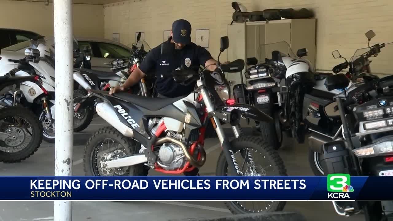 Stockton police use their own street-legal dirt bikes to address reckless off-road driving 1 Stockton Police Use Their Own Street Legal Dirt Bikes To Address Reckless Off Road Driving
