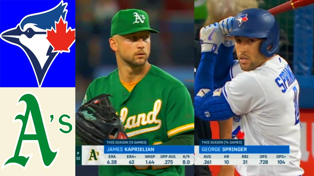 Toronto Blue Jays Vs Oakland Athletics [today] June 23 2023 – Mlb Highlights | Mlb Season 2023