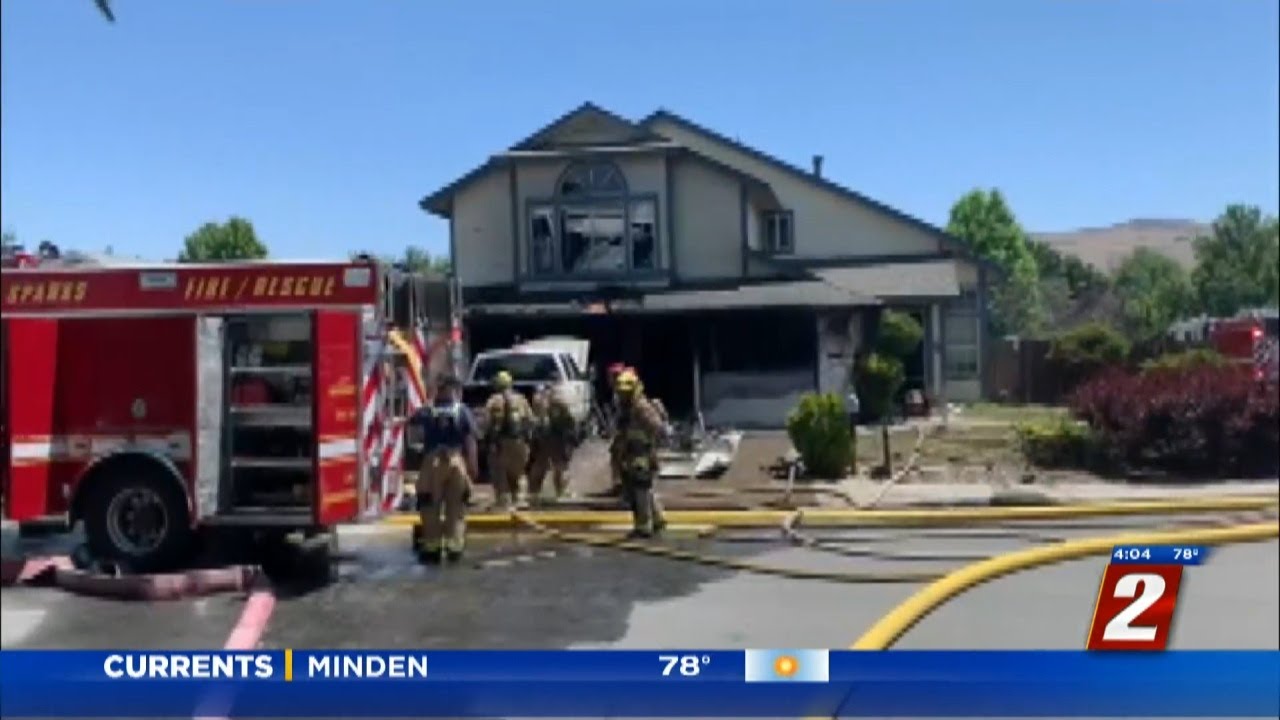 Two Escape Burning Home Fire In Sparks