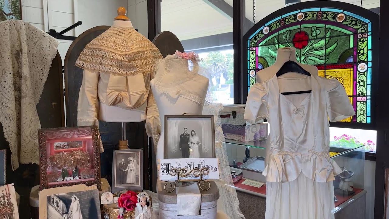 Wedding Dress Then & Now Go On Display Just For One Day At Olivas Adobe