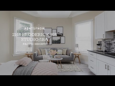 2148 Broderick #15, San Francisco Ca | Studio 1 Bath
