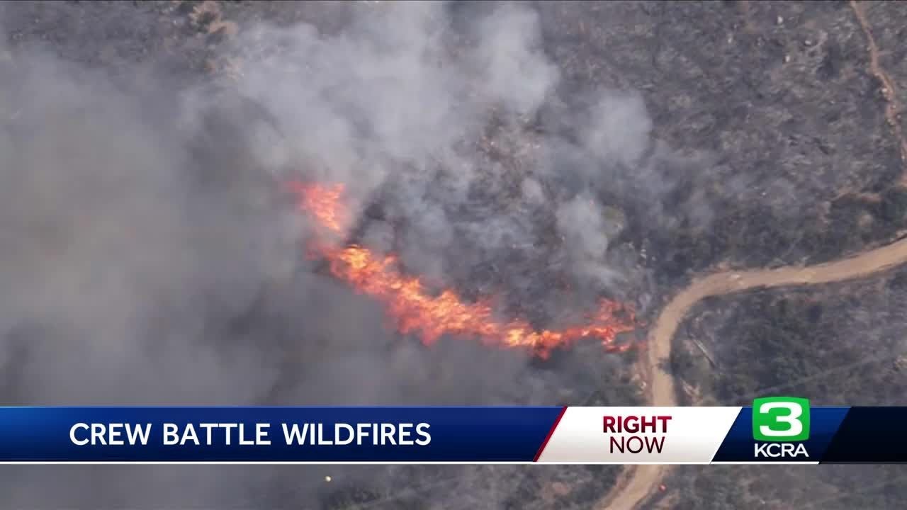 3 Wildfires Spark In Riverside County Area Of Southern California