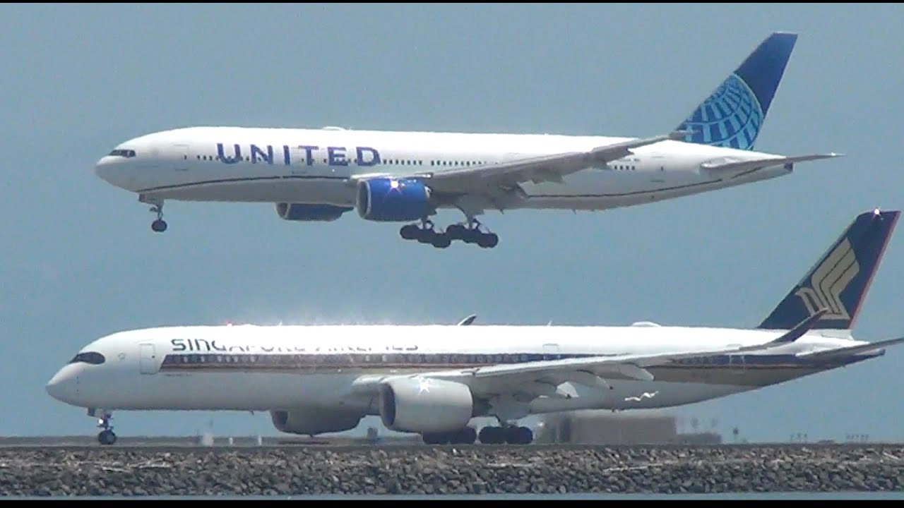Amazing Heavies Departures At San Francisco International Airport