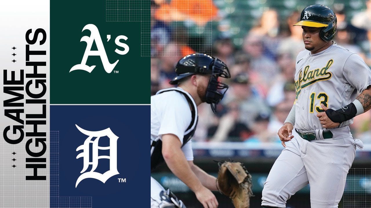 A’s Vs. Tigers Game Highlights (7/5/23) | Mlb Highlights