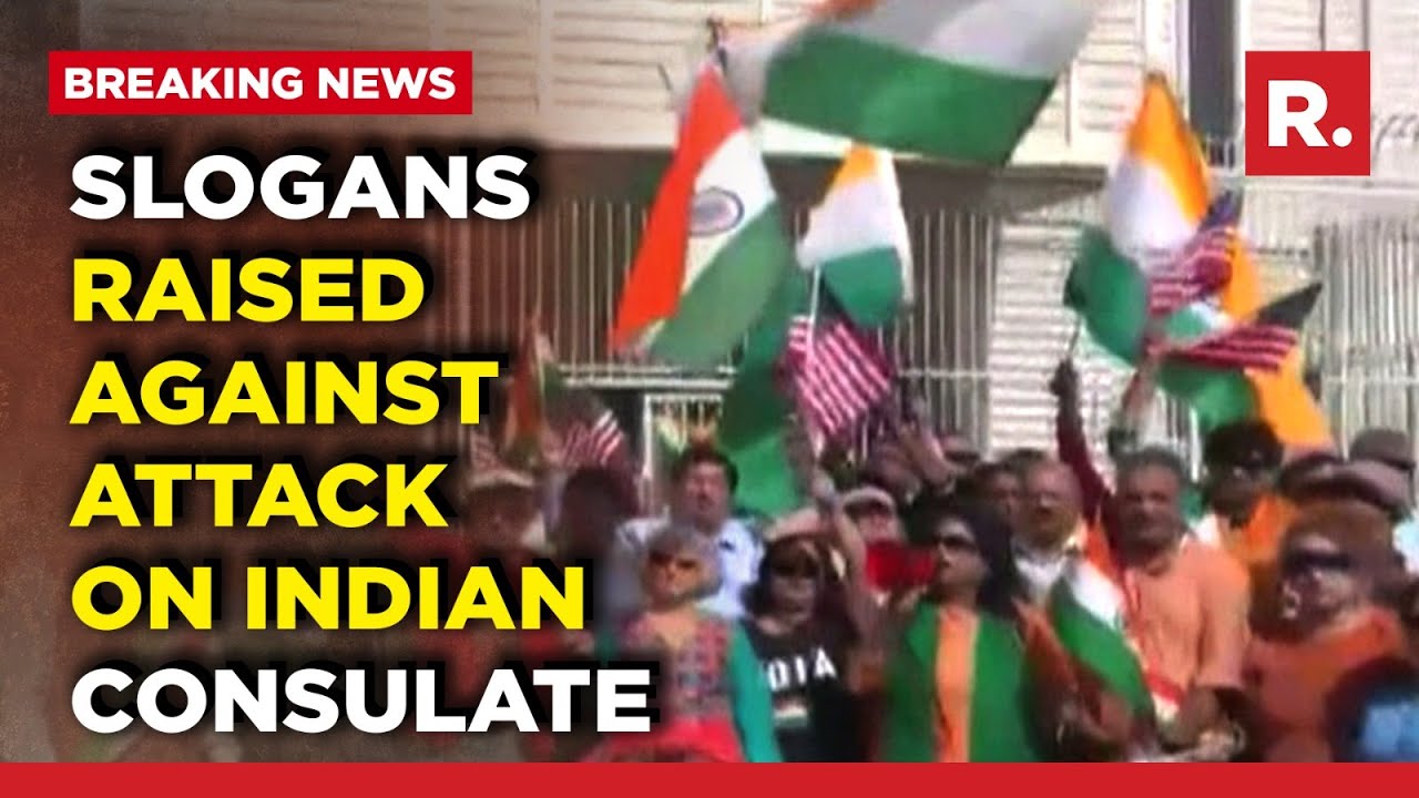 Bharat Mata Ki Jai: Indian Community In San Francisco Stages Protest After Attack On Consulate