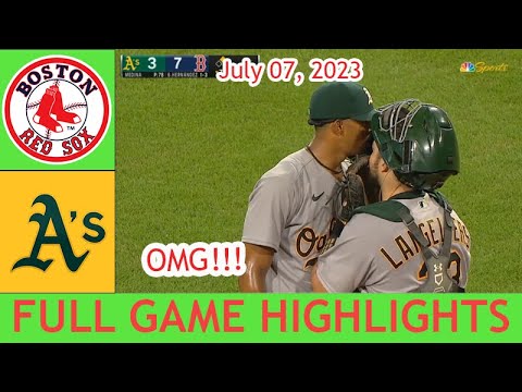 Boston Red Sox Vs Oakland Athletics [full] 07/0/23 | Mlb Highlights | Mlb Seasons 2023