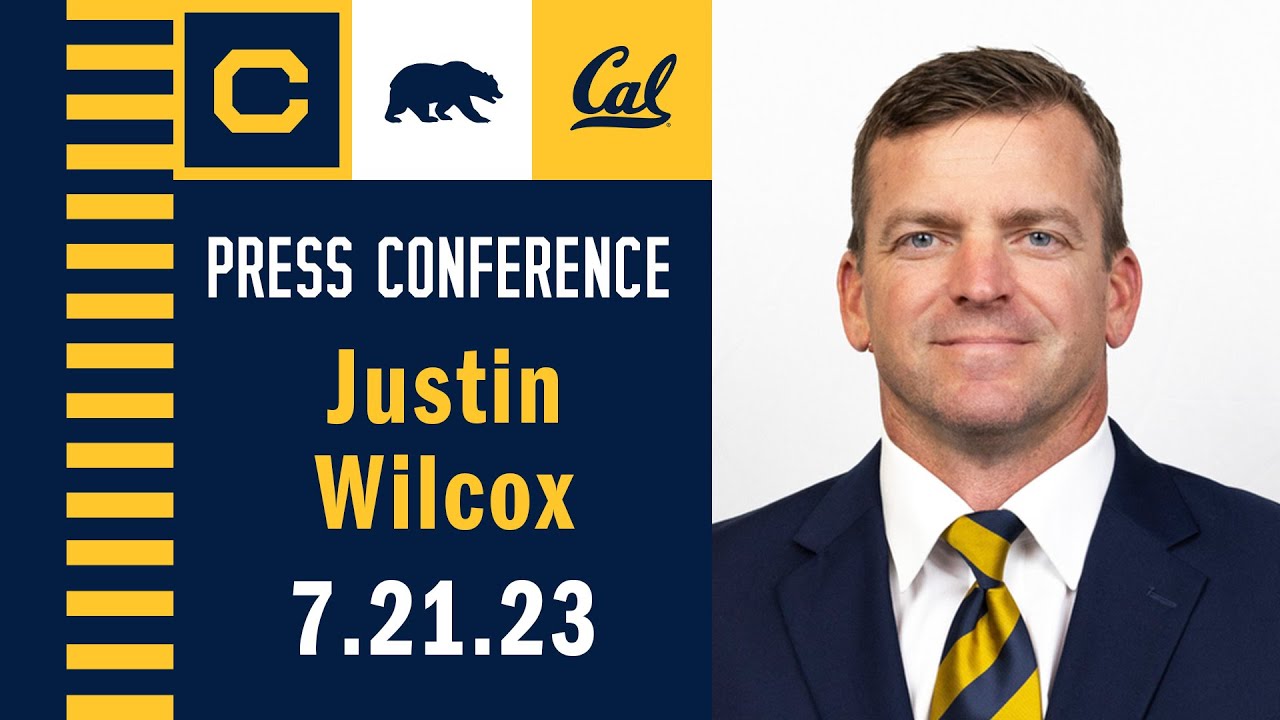 Cal Football: Pac 12 Football Media Day Justin Wilcox Press Conference (7.21.23)