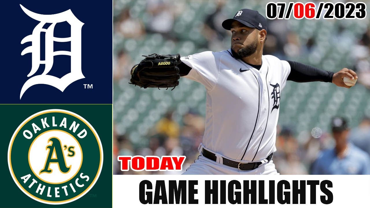 Detroit Tigers Vs Oakland Athletics Highlights | Mlb To Day July 06 2023 | Mlb 2023