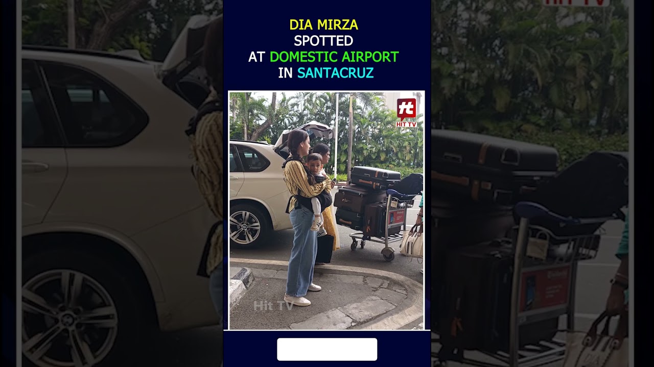 DIA MIRZA SPOTTED AT DOMESTIC AIRPORT IN SANTACRUZ #bollywoodnews #hittvnational 2 Dia Mirza Spotted At Domestic Airport In Santacruz #bollywoodnews #hittvnational