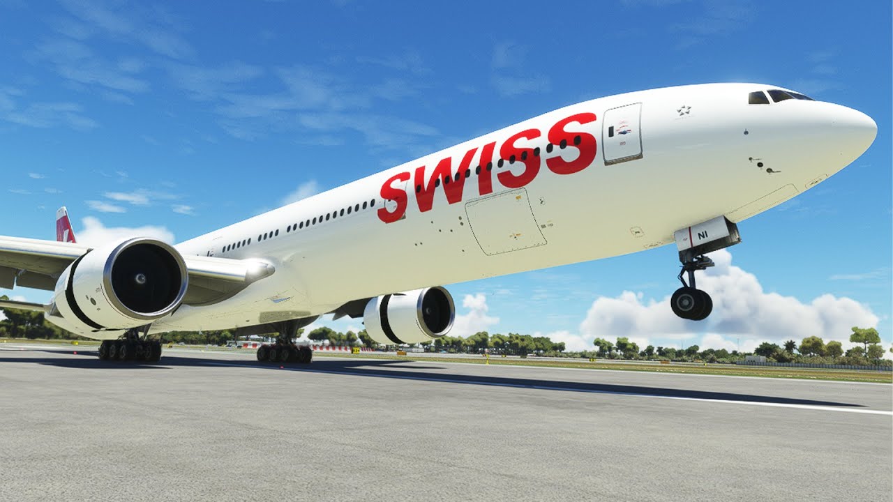 Emergency Landing Swiss Boeing 777 At San Francisco International Airport – Mfs2020