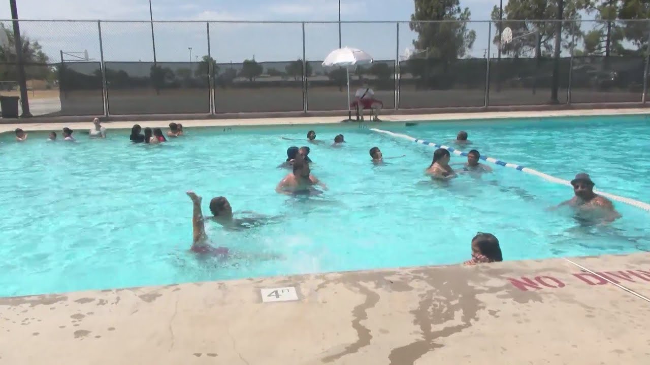 Fresno Residents Pack Pools To Keep Cool During Summer