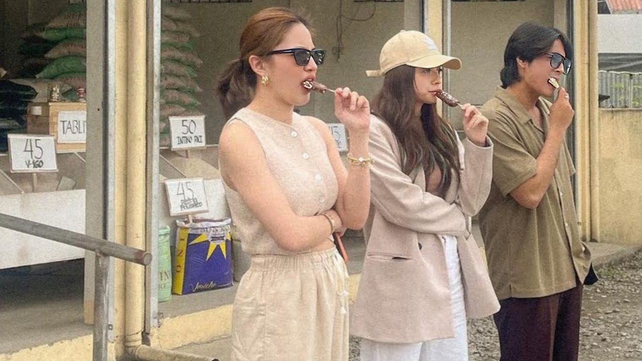 Miguel Tanfelix, Ysabel, Julie Anne San Jose bond over ice cream after trip delayed by damaged tire 1 Miguel Tanfelix, Ysabel, Julie Anne San Jose Bond Over Ice Cream After Trip Delayed By Damaged Tire