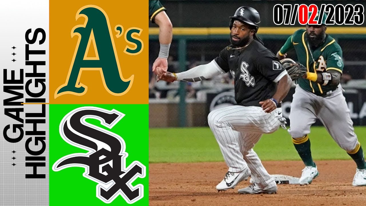 Oakland Athletics Vs Chicago White Sox Highlights | Mlb To Day July 02 2023 | Mlb 2023