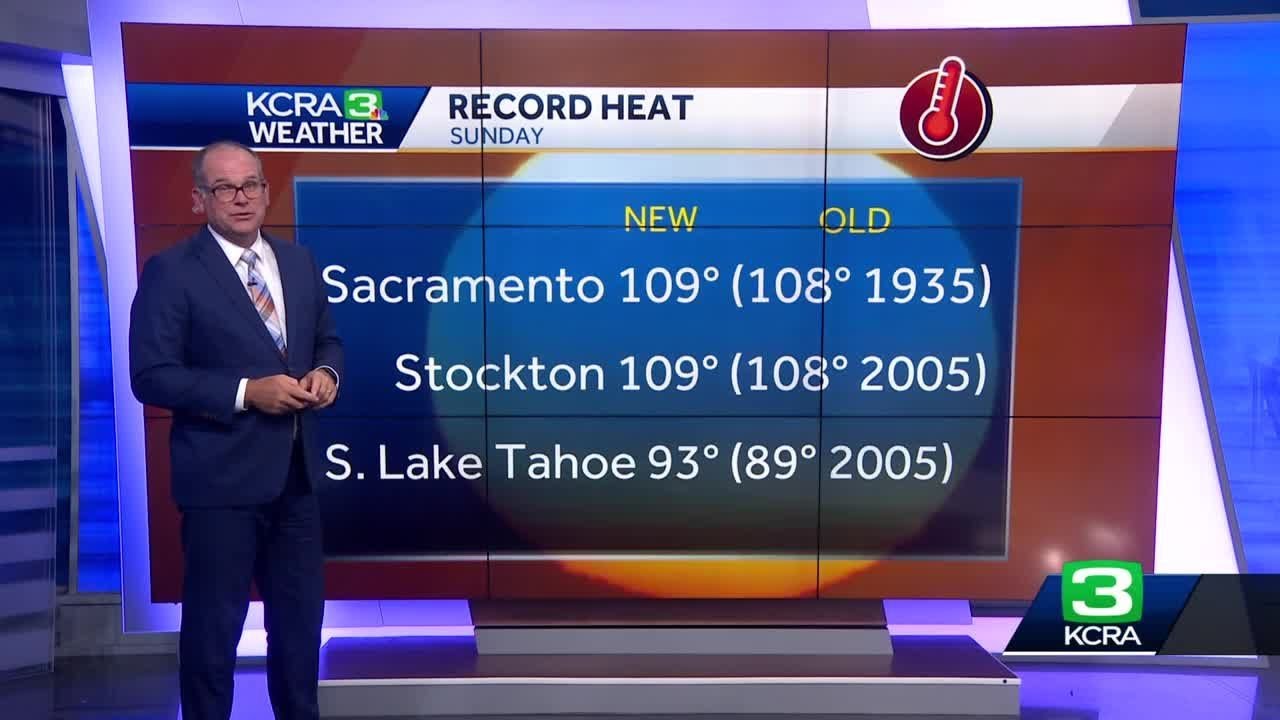 Record Temps Hit Sunday