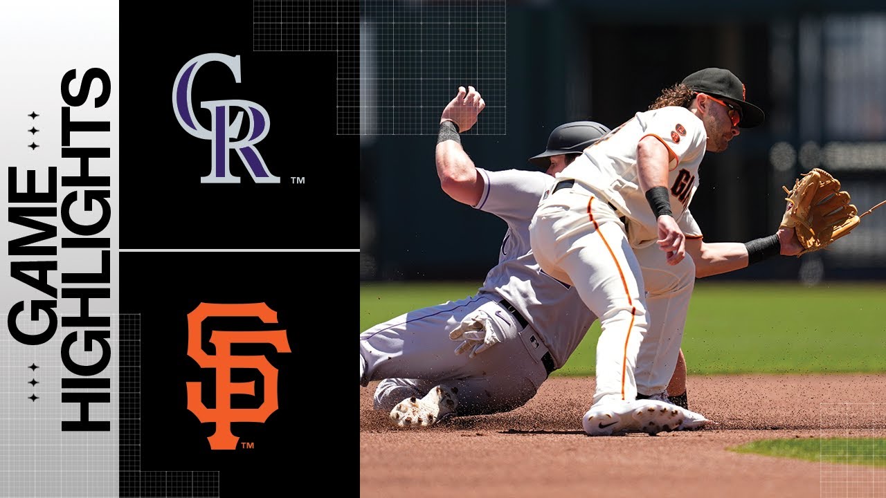 Rockies Vs. Giants Game Highlights (7/8/23) | Mlb Highlights