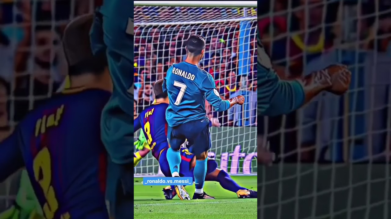 Ronaldo Vs Messi | #100k Special #football #4k #viral #shorts #fyp #ronaldo #messi #goatdebate