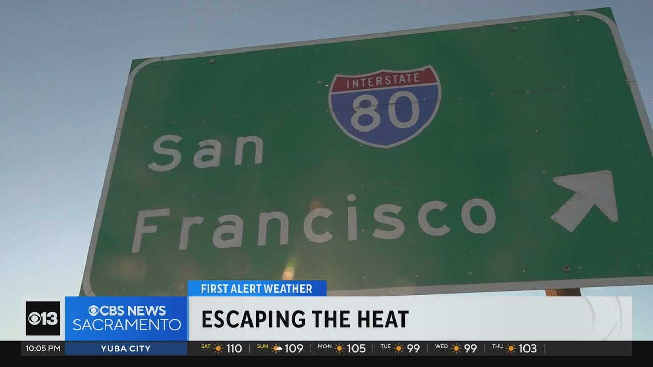 Sacramentans Look To The Bay To Escape Extreme Heat