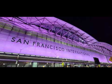 San Franscisco International Airport Sfo Uber Pick Up Area On 2nd Floor