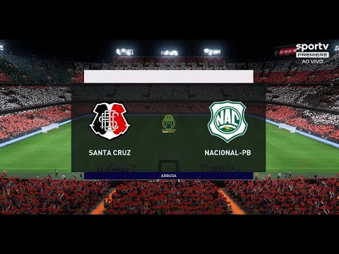 Santa Cruz X Nacional Pb – 11 Rodada Brasileirão Série D 2023 – Fifa 23