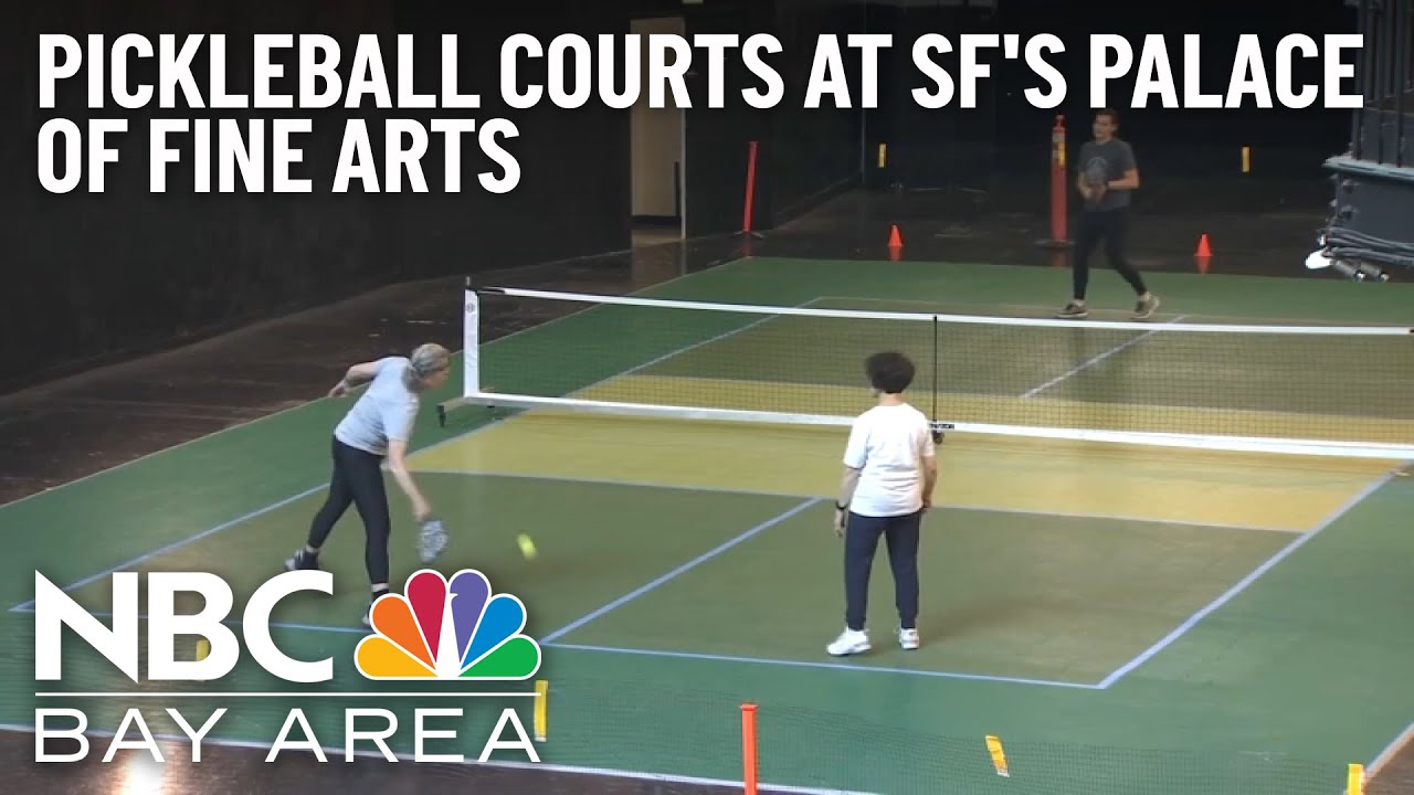 Sf Opens Pickleball Courts At Palace Of Fine Arts