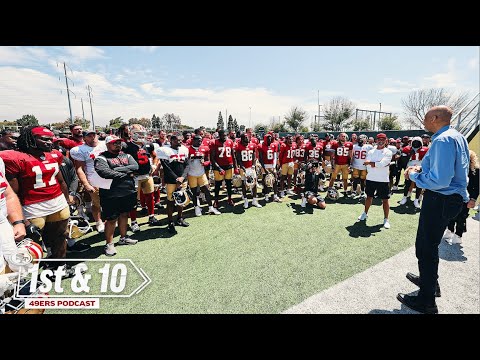 1st & 10: Recapping The First Padded Practices, Kareem Abdul Jabbar Surprises 49ers At Training Camp