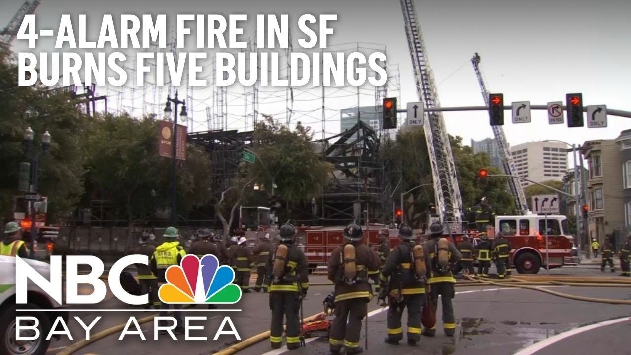 4-alarm fire burns four buildings in San Francisco 2 4 Alarm Fire Burns Four Buildings In San Francisco