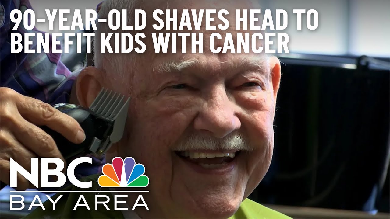 90 Year Old Battling Cancer Takes Time – And Loses Hair – To Help Children In Same Situation