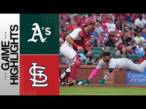 A’s Vs. Cardinals Game Highlights (8/16/23) | Mlb Highlights