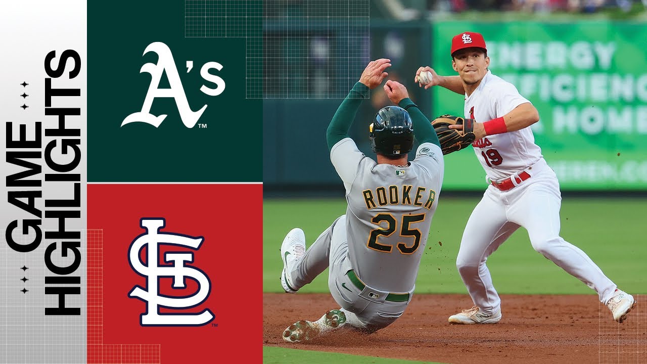 A’s Vs. Cardinals Game Highlights (8/14/23) | Mlb Highlights