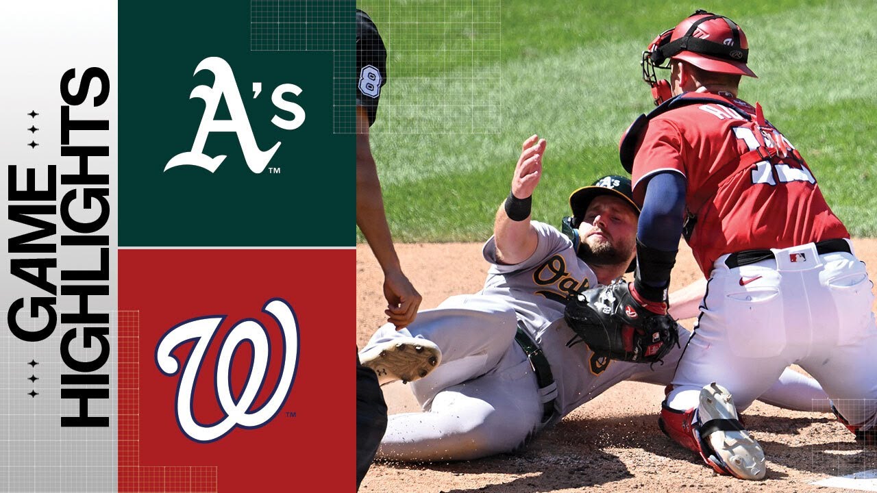 A’s Vs. Nationals Game Highlights (8/13/23) | Mlb Highlights