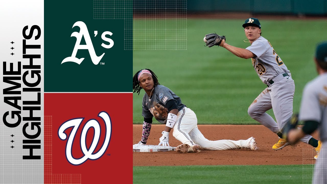 A’s Vs. Nationals Game Highlights (8/11/23) | Mlb Highlights