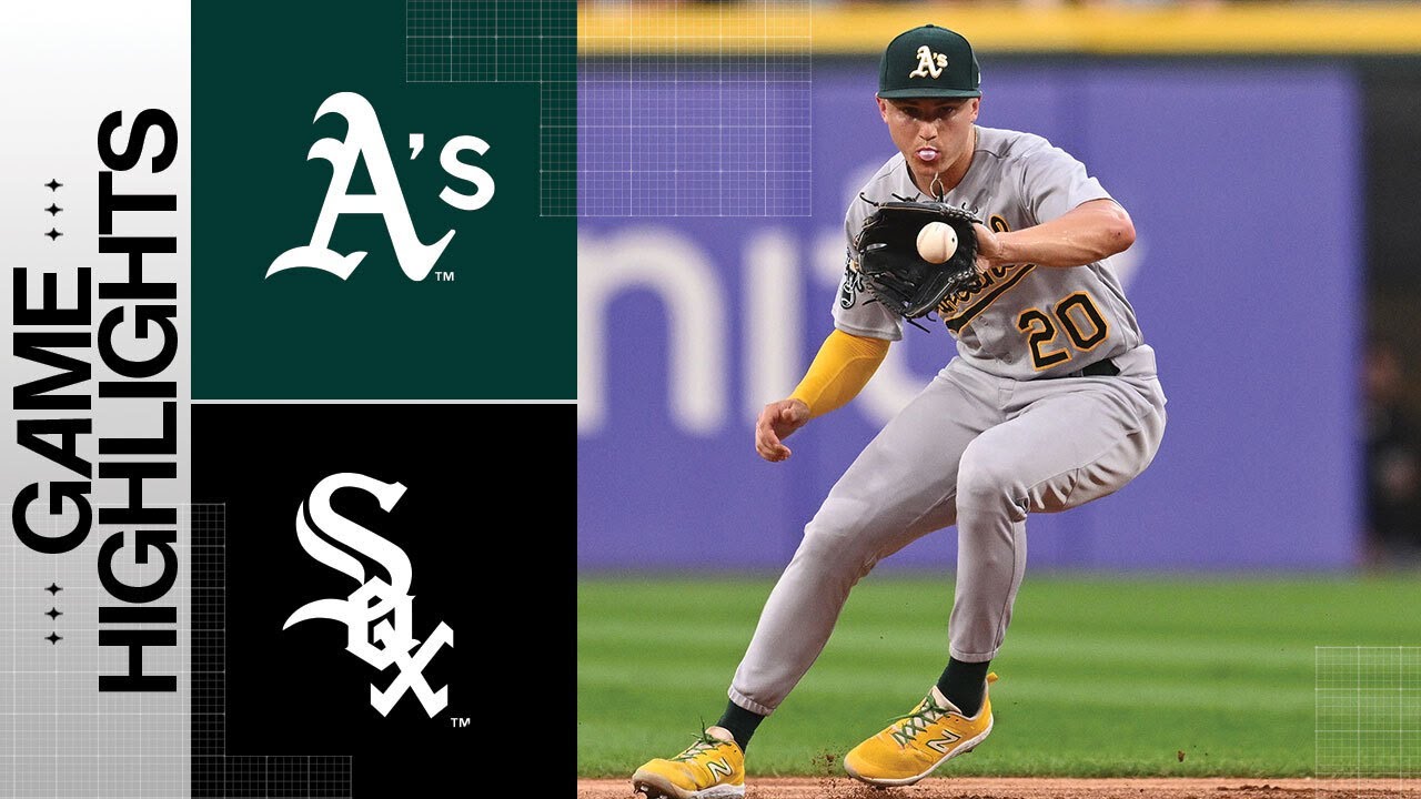 A’s Vs. White Sox Game Highlights (8/24/23) | Mlb Highlights