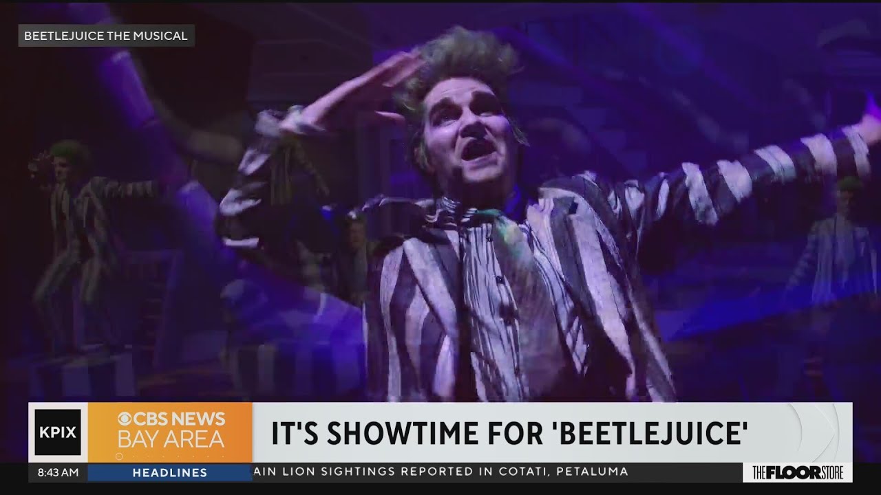 Bay Area Native Takes The Stage In San Jose’s “beetlejuice The Musical”