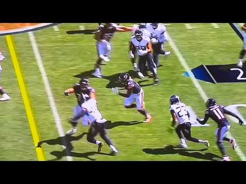 Bears Dj Moore 63 Yard Catch And Run Td Vs Titans Nfl Preseason New Play Electrified Chicago Fans