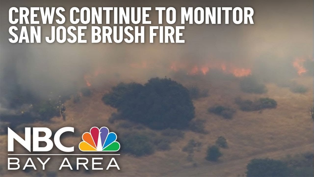 Brush Fire Burns Dozens Of Acres In Hills East Of San Jose