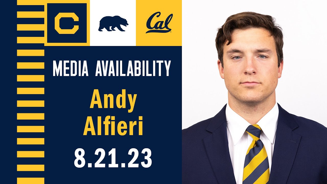 Cal Football: Andy Alfieri Media Availability (8.21.23)