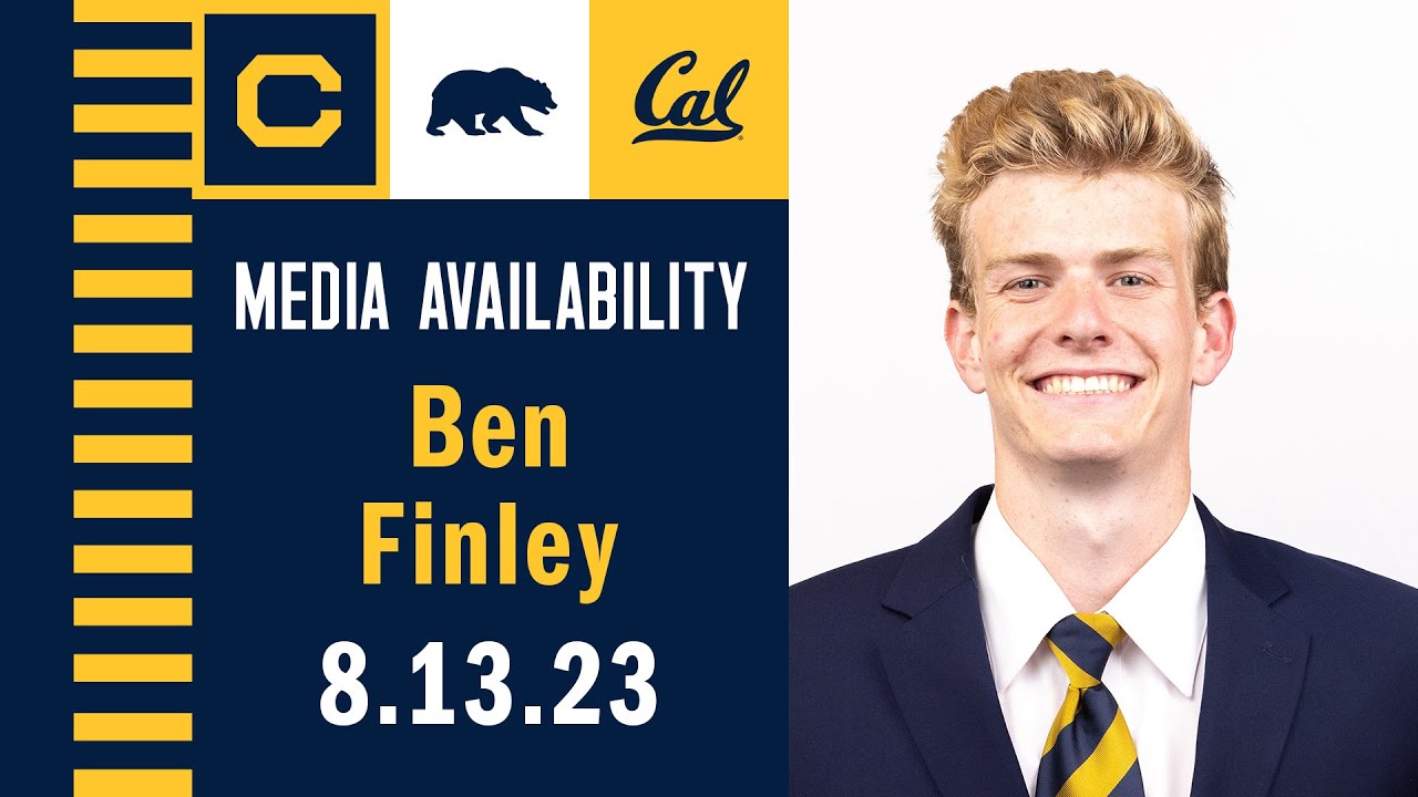 Cal Football: Ben Finley Media Availability (8.13.23)