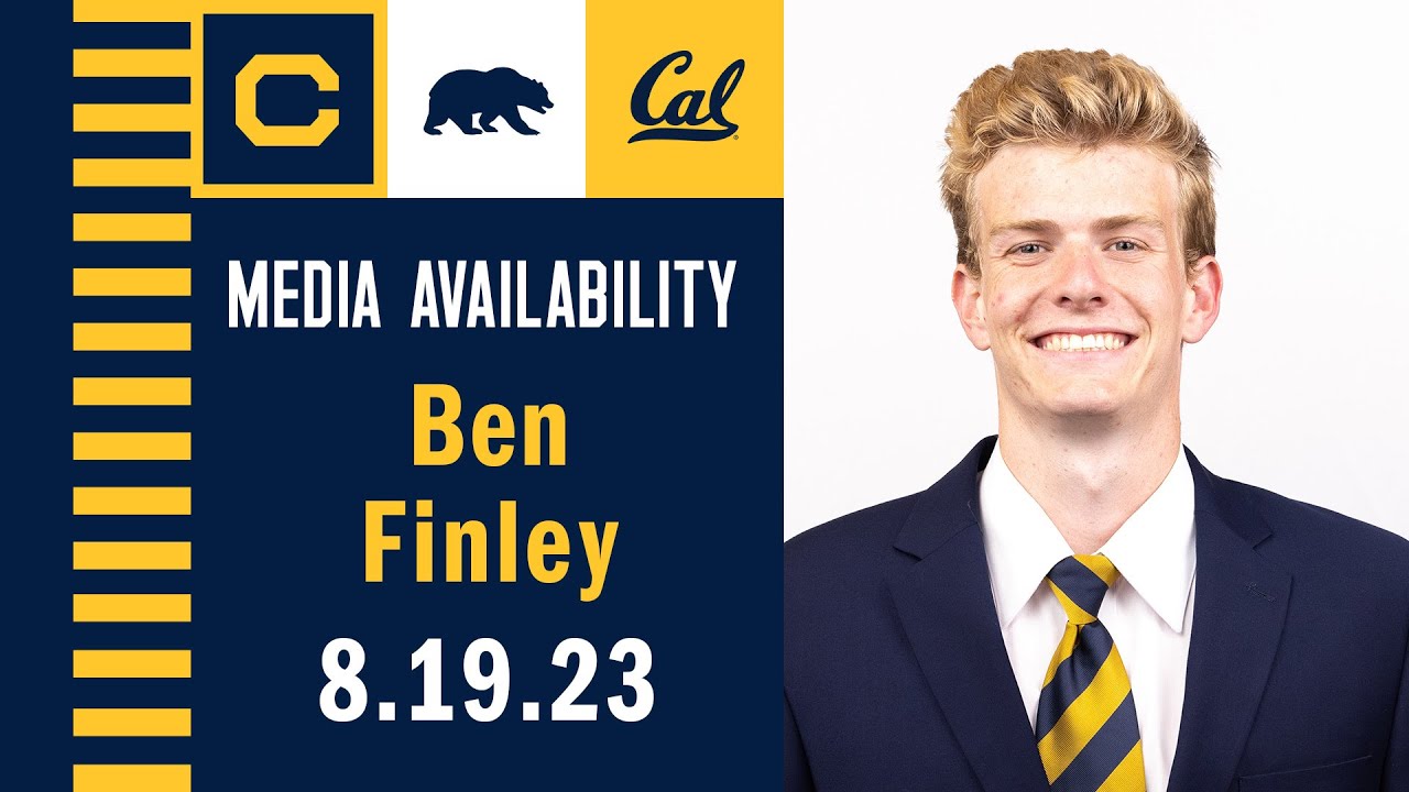 Cal Football: Ben Finley Media Availability (8.19.23)