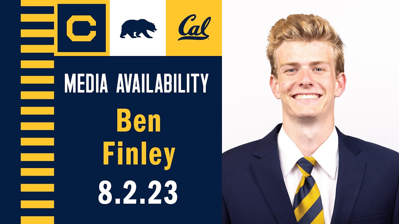 Cal Football: Ben Finley Media Availability (8.2.23)