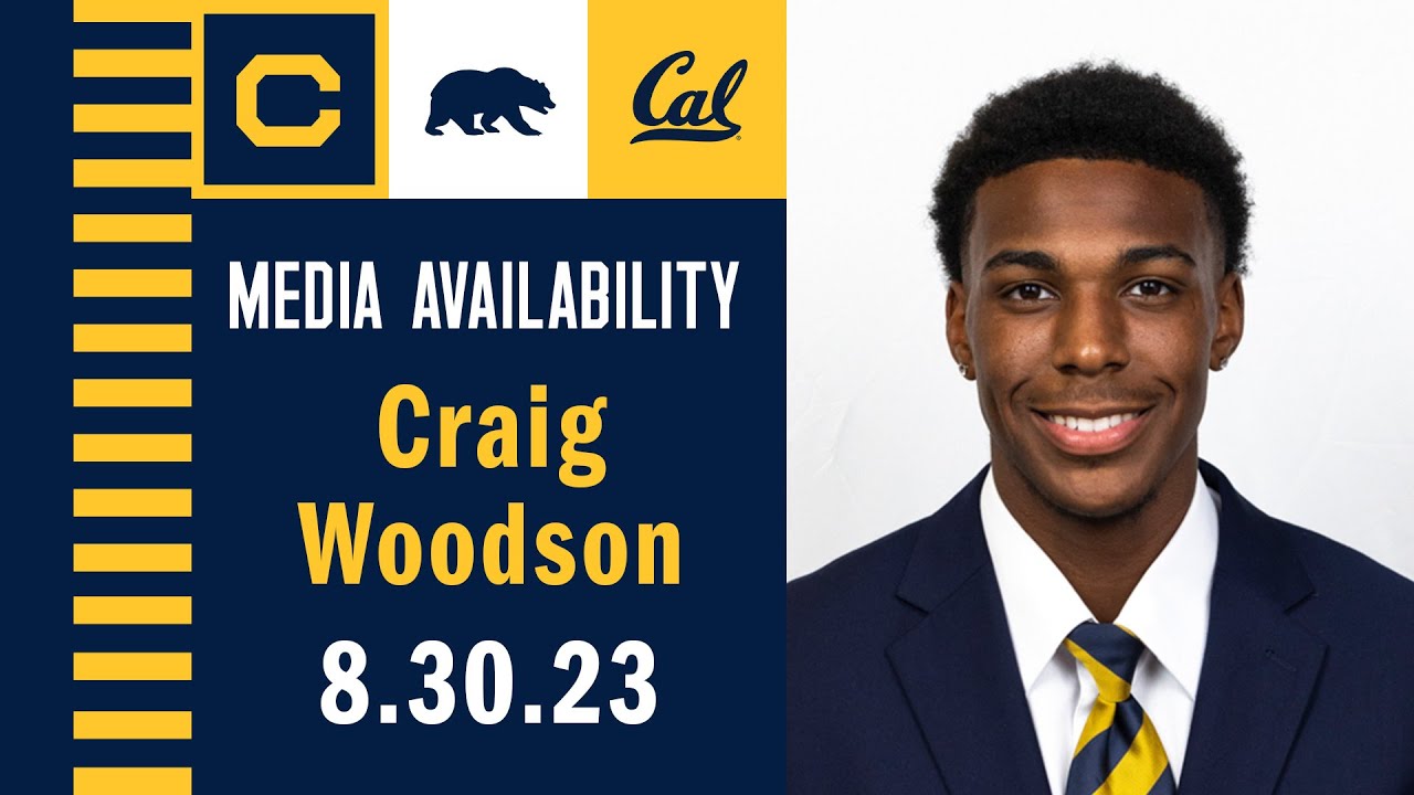 Cal Football: Craig Woodson Media Availability (8.30.23)